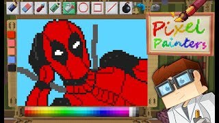 ✅ ДЭДПУЛ (DEADPOOL) и ПРИВИДЕНИЕ ! БИТВА ХУДОЖНИКОВ в МАЙНКРАФТ! #34