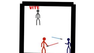 Stickman gameover animation