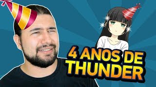 4 ANOS DE THUNDER! ANIMES QUE EU AMO ♥