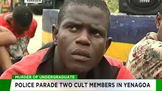 Police parade two cult members in Yenagoa