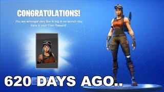 Day 1 Season 0 - Fortnite: Battle Royale 620 Days Ago... (Rare Early Access Fortnite 2017 Gameplay)!