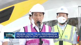 Presiden Jokowi Tinjau Perkembangan Proyek Kereta Cepat