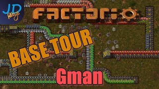 Factorio - Gman - Base Tour (looking for More UPS)