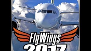 Flight Simulator FlyWings Online 2017 |KLM  Boeing 777 Bad Weather |