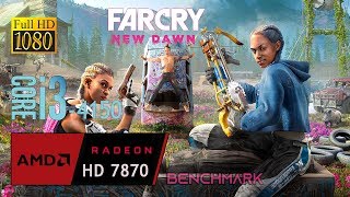 FAR CRY NEW DAWN RADEON HD 7870 & i3 4150 Gameplay Fps Test