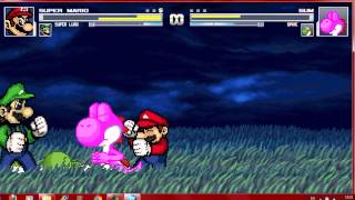 Mugen Mario Bros vs Gum and Spike