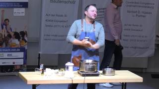 Kinderkochshow zum Thema Nuss-Nougat-Creme - SMS Stiftung - Uni Düsseldorf