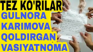 Gulnora Karimova vasiyatnmasiga nimani yozganinin bilib oling.