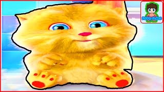 Говорящий джинджер мой виртуальный питомец my virtual pet игра  от фаника. для детей.