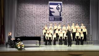 Хор "Cantum". B Britten. GLORIA. В.Ребиков, стихи А.Пушкина "Румяной зарёю"