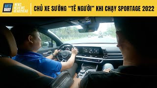 Nhận "chiếc xe mơ ước" Kia Sportage 2022, chủ xe sướng "tê người" khi chạy thử