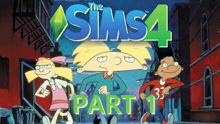 Lets Play: The Sims 4 - Hey Arnold! Style P1 - Welcome to Sunset Arms!
