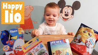 Посылка из ГЕРМАНИИ немецкие киндеры распаковка посылки со сладостями игрушками из Америки США Китая