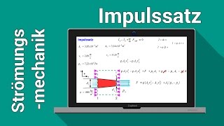 Impulssatz | Strömungsmechanik | Hydrodynamik Aufgabe und Lösung