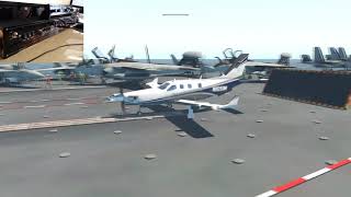 TBM-900 carrier landing and  take off