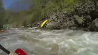 Kayaking Nantahala Cascades Spring 2014