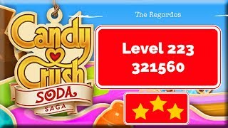 Candy Crush Soda Saga Level 223 321560 points No Boosters