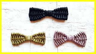 Бант своими руками из бумажных трубочек!