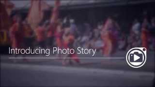 Photo Story automatically generates stylized story compilations for easy sharing