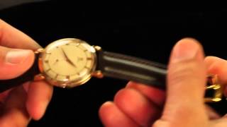 Omega 18K rose gold wristwatch, Ref. 2618, circa 1950 | Watch Shop