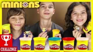 MINIONS PLAY DOH CHALLENGE!  |  KITTIESMAMA