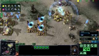sc2 P v T cheated AI 6.1.1 version , good game, full hd 1/2