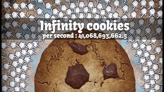HOW TO GET INFINITY COOKIES ON COOKIE CLICKER!!!