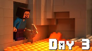 LEGO Minecraft Survival Day 3 (Stop Motion Animation)