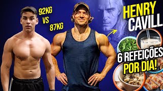 FIZ A DIETA DO HENRY CAVILL (Witcher, Superman) POR 1 DIA! // Dieta dos Famosos na PRÁTICA!!