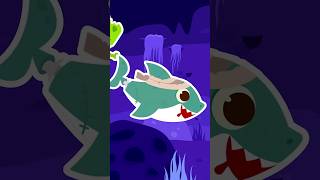 Tiburón Bebé Se Convirtió en ZOMBI #shorts #pinkfong #halloween