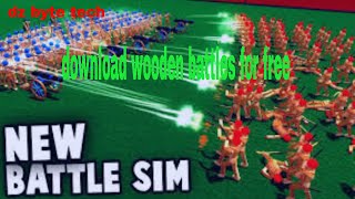 ⭐gatling gun ⭐download wooden battles for free✔️  [2018] ( the new battles simulator)