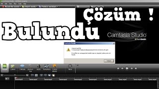 Obs-Camtasia 8 Codec Hatası Çözümü [Hızlı Anlatım]