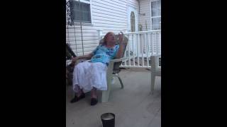Grandma and Grandpa arguing.