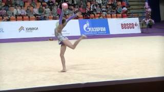 Nazarenkova Elizaveta (RUS)  ball  Gran prix Moscow 2014 Qual