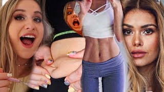 Chubby girl eats like PAMELA RF (who has a  6 pack) (trying her new COOKBOOK recipes!)
