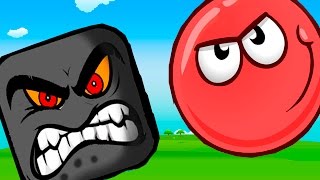 КРАСНЫЙ ШАРИК 4 МУЛЬТИК ИГРА ДЛЯ ДЕТЕЙ #5 RED BALL КРАСНЫЙ ШАРИК ПРОТИВ ЗЛОГО ЧЕРНОГО КВАДРАТА