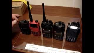 WOUXUN KGUVD1 vs YAESU VX-150 vs KENWOOD TH-F7 vs TYT TH-UVF9