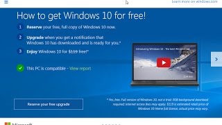 How To Disable The Windows 10 Free Upgrade App For Windows 7 & 8