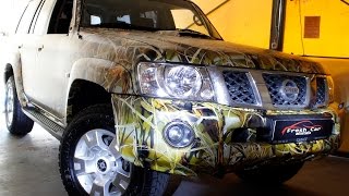 Киев пленка на авто камуфляж FreshCar Nissan Patrol