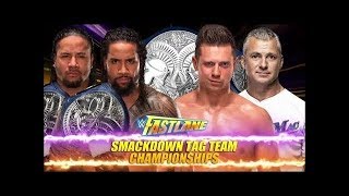 WWE Fastlane 3 March 2019 Full Match: Shane McMahon,Miz Vs Usos