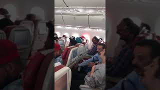 Air India passengers frightened. Window breaks in flight. Very very bad.