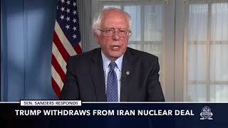 Sen. Sanders Iran Nuclear Deal Response