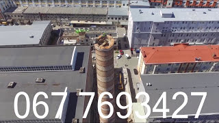 ВЫСОТНЫЕ 0677693427 РАБОТЫ ДЕМОНТАЖ ТРУБЫ ЛЬВОВ Героев УПА