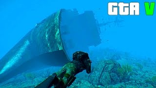 huge Sunken Ship / GTA V