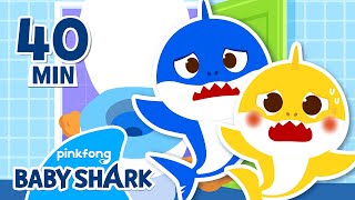 Baby Shark, Don't Hold It in! | +Compilation | Hide and Seek 
