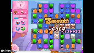 Candy Crush Level 1494 Audio Talkthrough, 3 Stars 0 Boosters