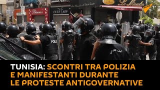 #Tunisia: scontri tra #polizia e #manifestanti durante le proteste antigovernative