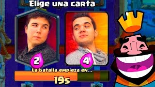CLASH ROYALE | 1 VS 1 - Willyrex vs sTaXx | Elixir x2 y Elección