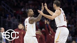 JR Smith plays at 76ers after cousin's death | SportsCenter | ESPN