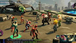 Marvel Strike Force Strike Raid Alpha 3 - f4 mini boss